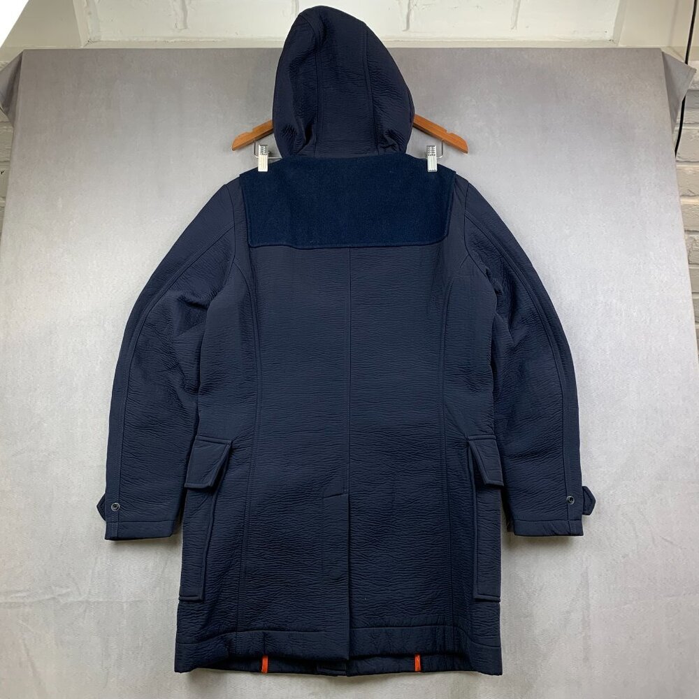 Diesel Mens Winter Jacket Small Navy Blue Full Zip Hooded W Kross Parka Nylon - Picture 13 of 16